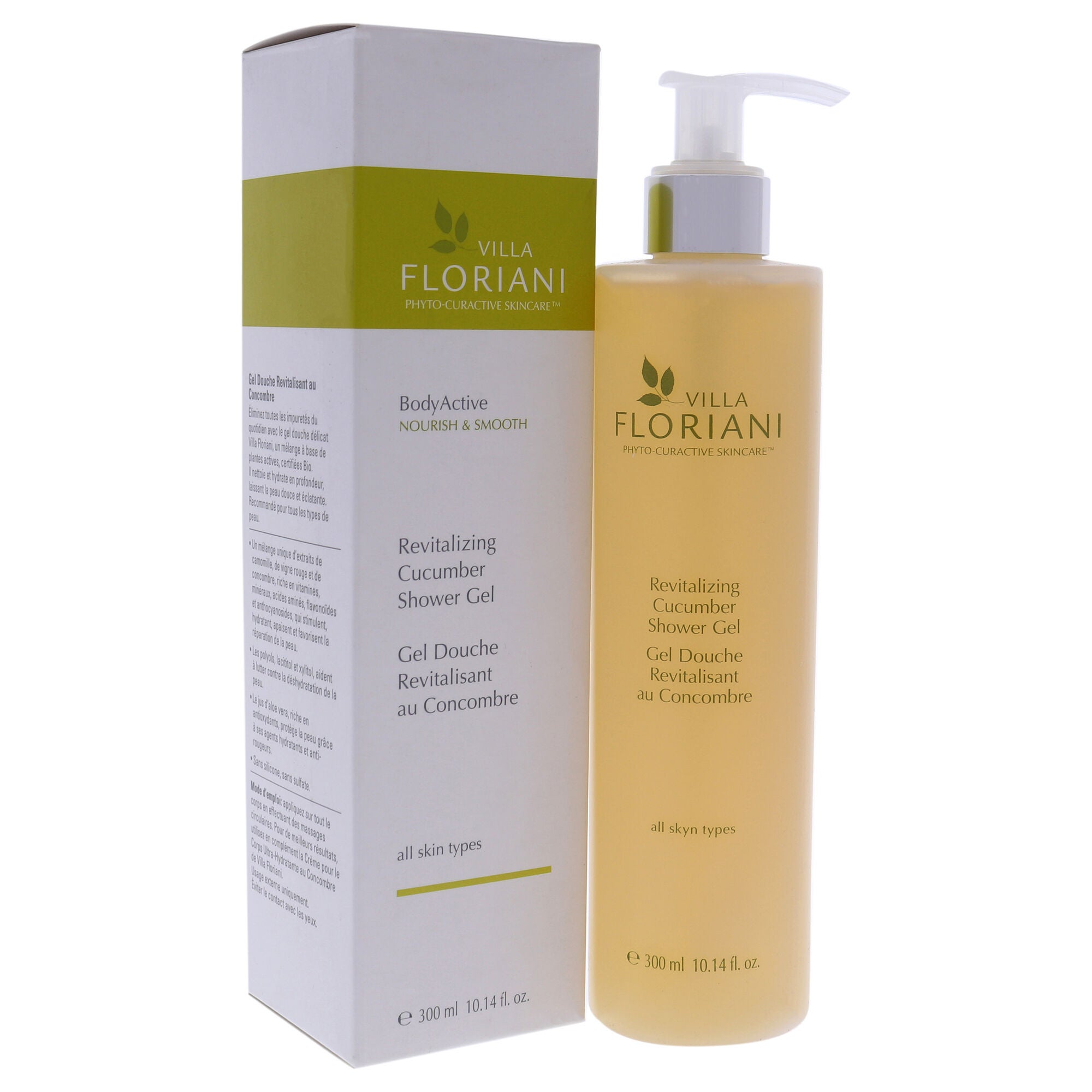 Revitalizing Shower Gel - Cucumber by Villa Floriani for Women - 10.14 oz Shower Gel, , alternate image number 6