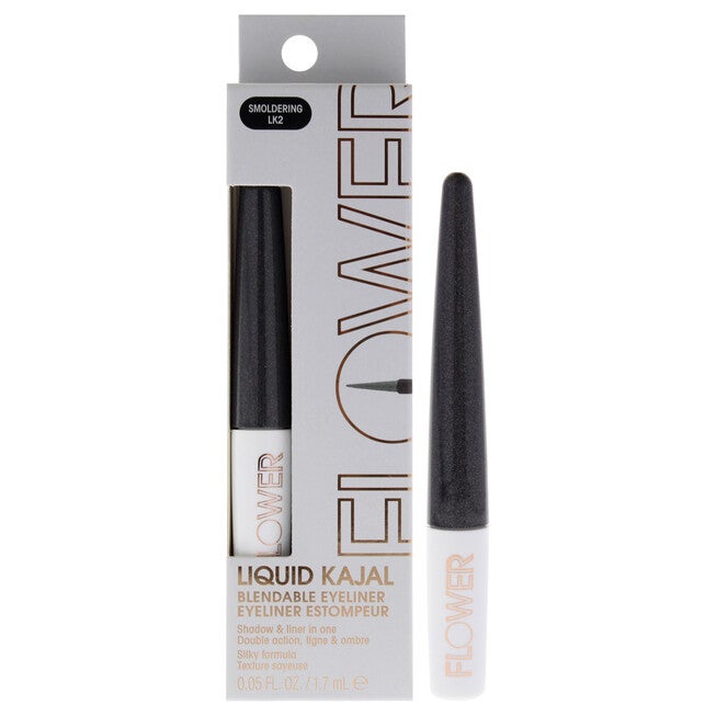 Liquid Kajal Blendable Eyeliner - LK2 Smoldering by Flower Beauty for Women - 0.05 oz Eyeliner, NA, hi-res image number null