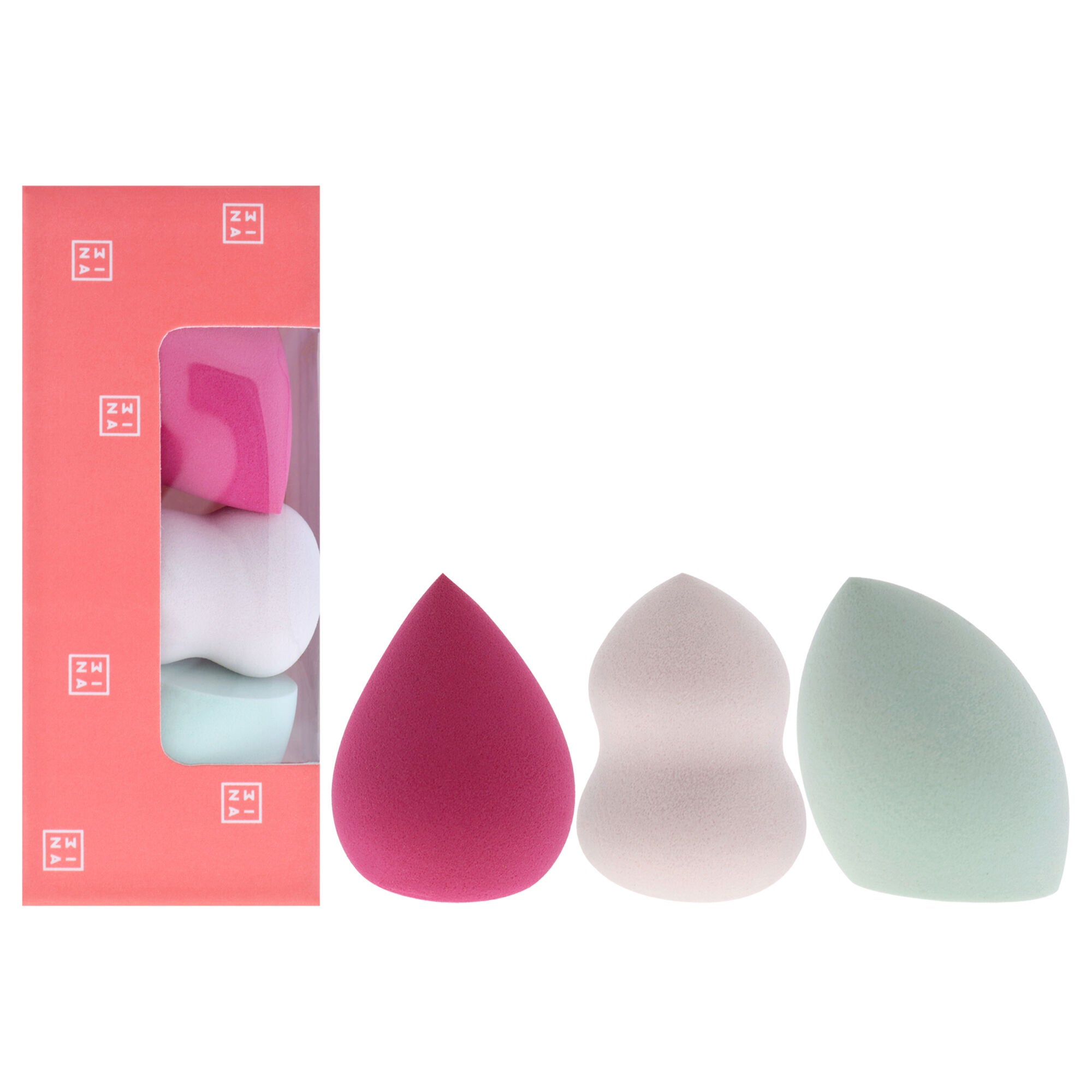 Mini Blenders Set by 3INA for Women - 3 Pc Sponge, See Description, hi-res image number 0
