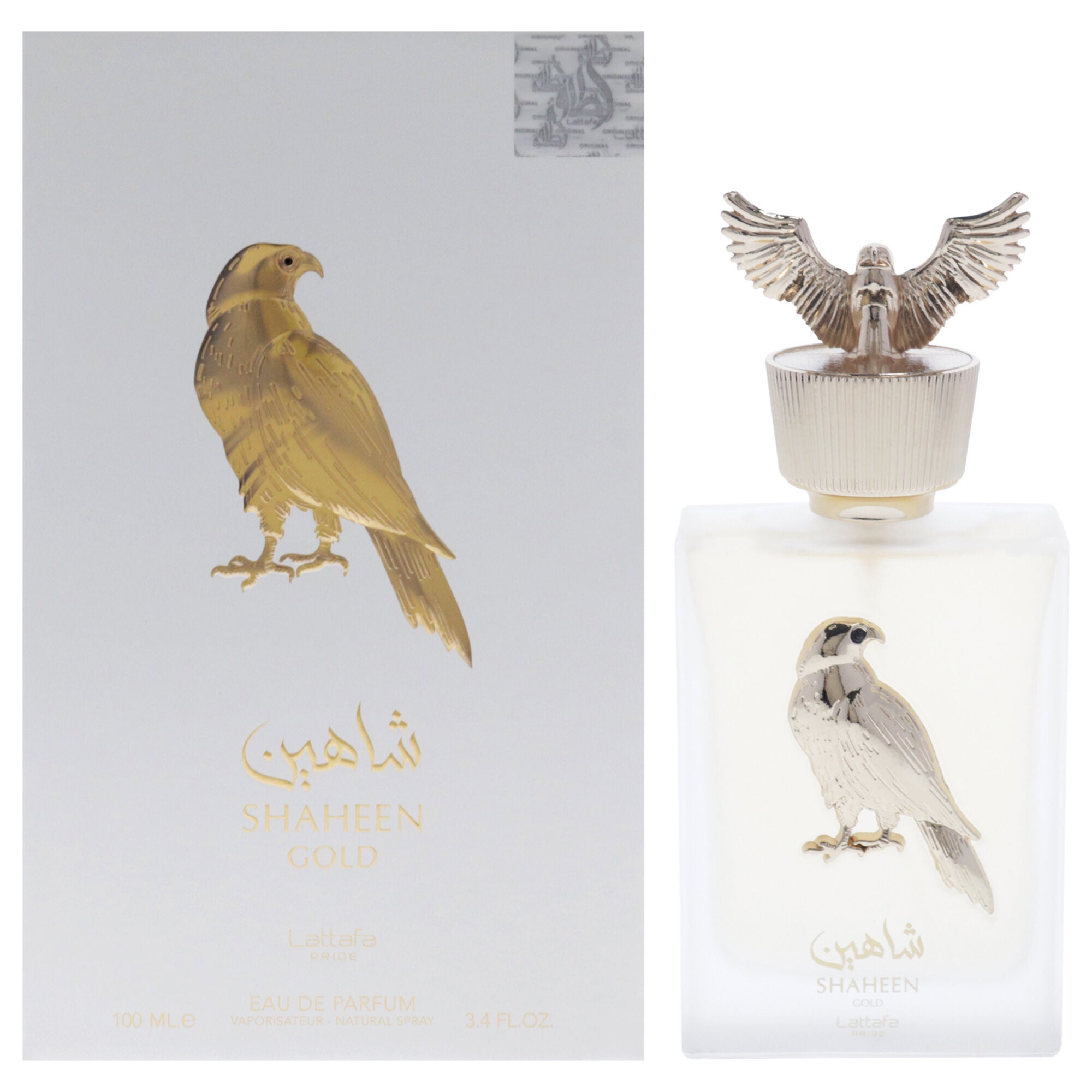 Shaheen Gold by Lattafa for Men - 3.4 oz EDP Spray, See Description, hi-res image number 0