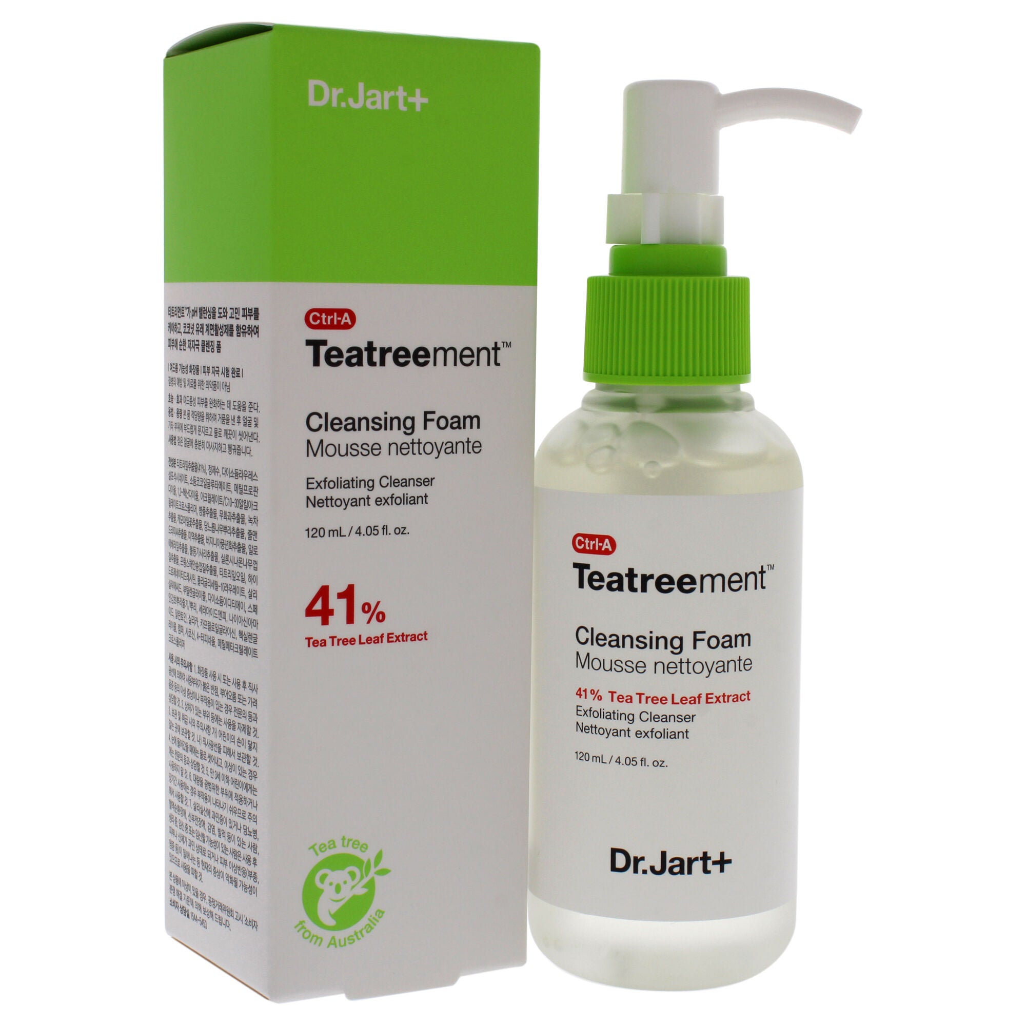 Ctrl-A Teatreement Cleansing Foam by Dr. Jart+ for Unisex - 4.05 oz Cleanser, See Description, alternate image number 2