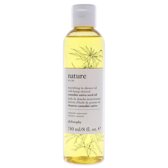 Nourishing In-Shower Oil With Cannabis Sativa Seed Oil by Philosophy for Unisex - 8 oz Shower Oil, , alternate image number null
