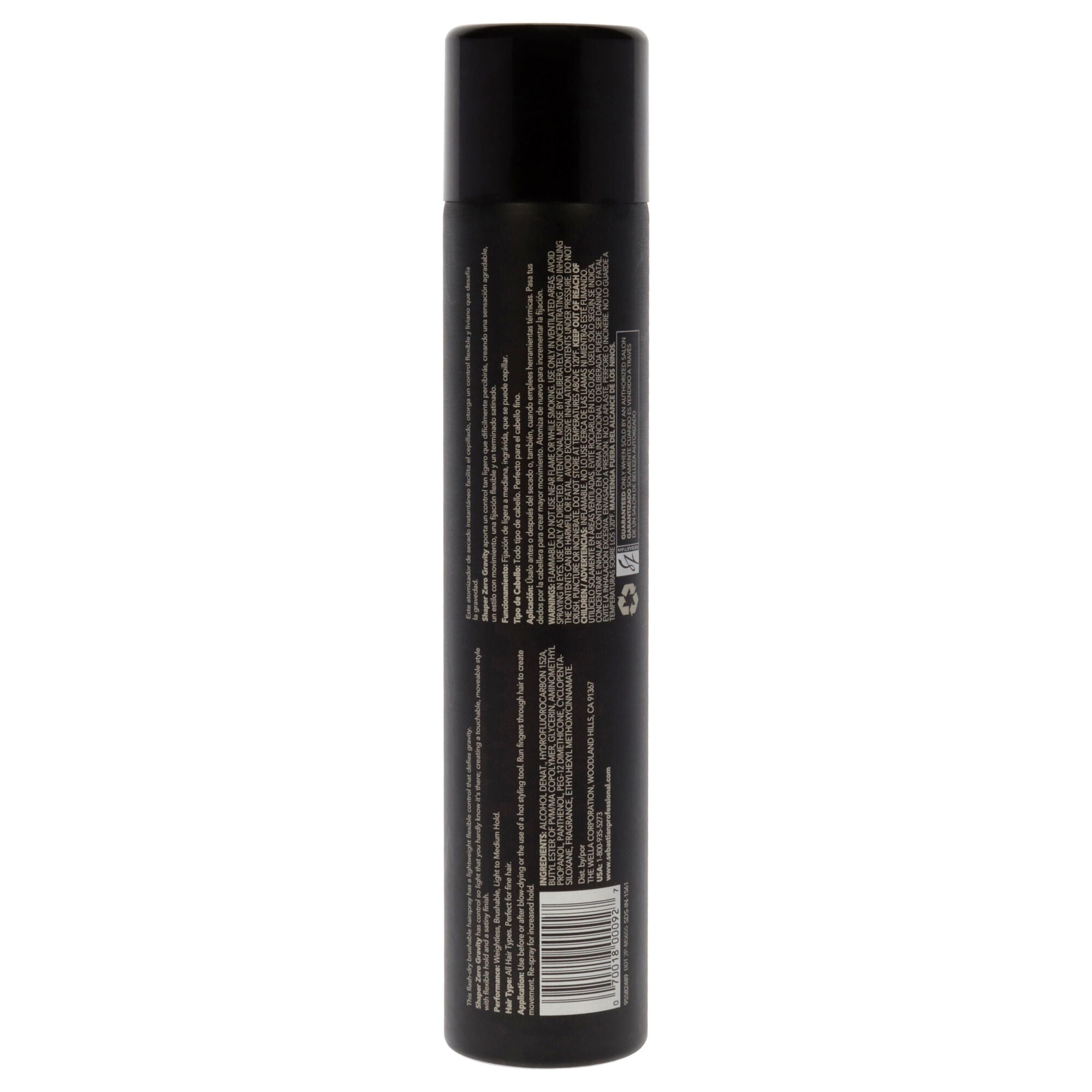 Shaper Zero Gravity Hairspray by Sebastian for Unisex - 10.6 oz Hair Spray, , alternate image number 4