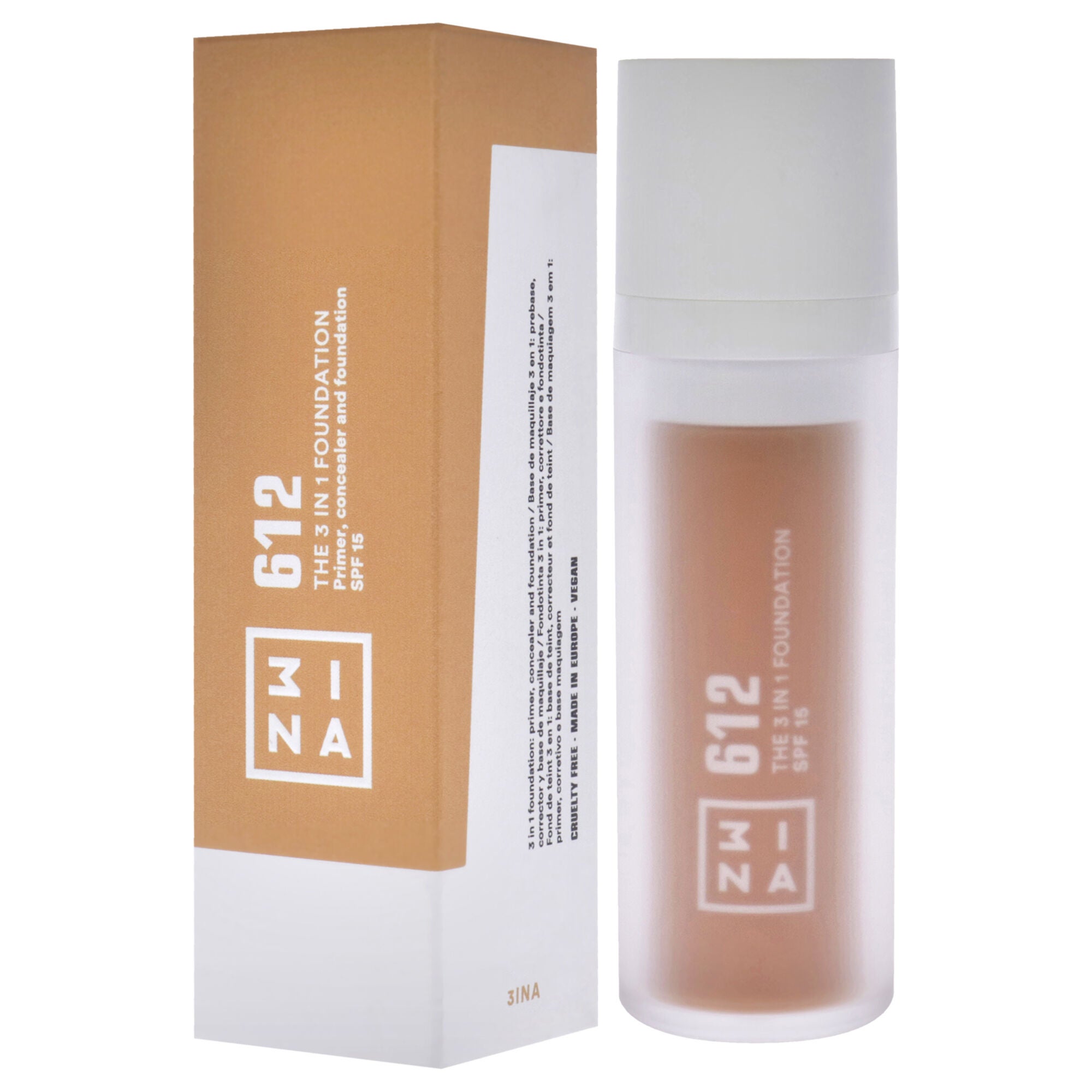 The 3-In-1 Foundation SPF 15 - 612 by 3INA for Women - 1.01 oz Foundation, See Description, alternate image number 3
