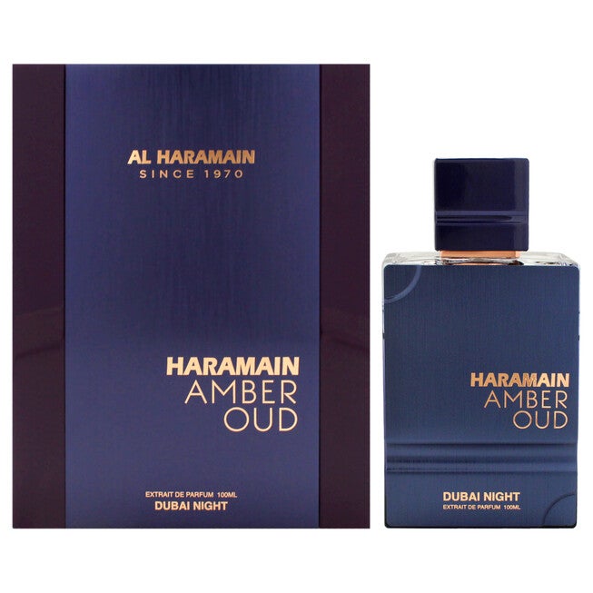 Amber Oud - Dubai Night by Al Haramain for Men - 3.33 oz Extrait De Parfum Spray, NA, hi-res image number null