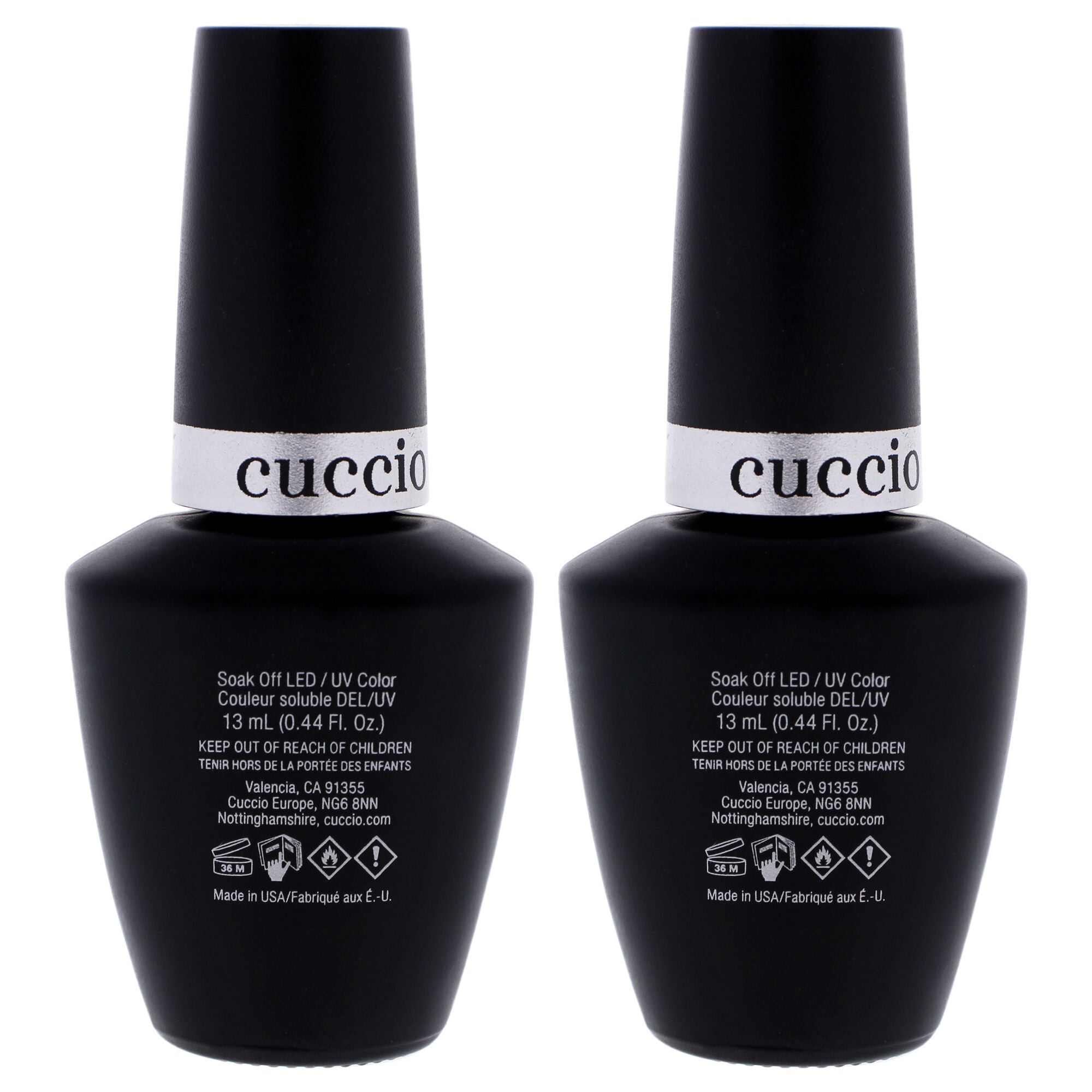 Veener Soak Off Gel - Positivity by Cuccio Colour for Women - 0.44 oz Nail Polish - Pack of 2, See Description, alternate image number 2