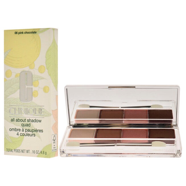 All About Shadow Quad - 06 Pink Chocolate by Clinique for Women - 0.16 oz Eye Shadow, NA, alternate image number null