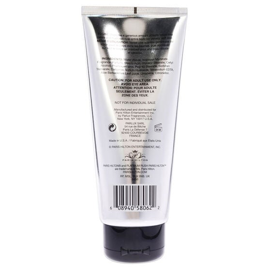Platinum Rush by Paris Hilton for Women - 6.7 oz Body Lotion, , alternate image number null