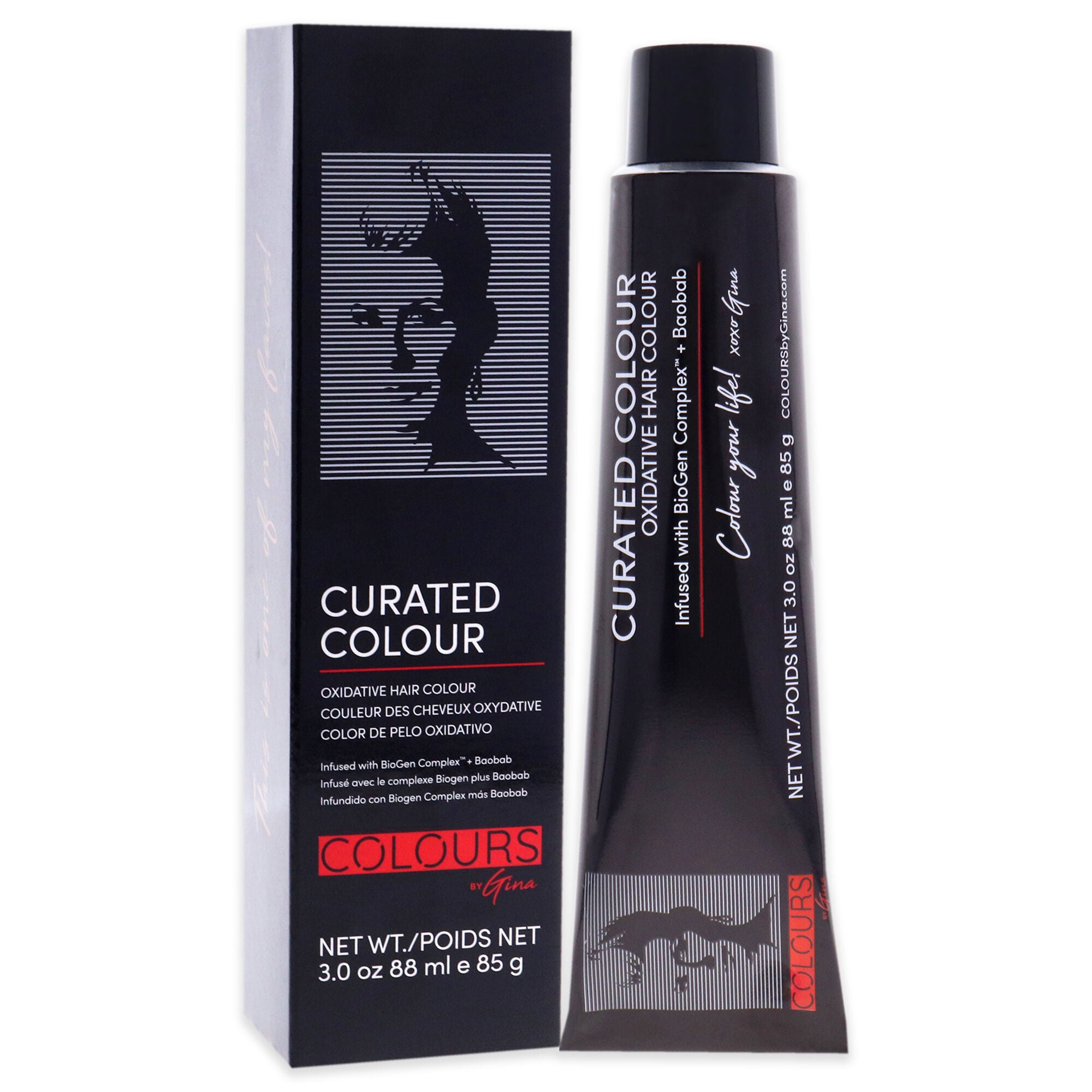 Curated Colour - 2.0-2N Darkest Natural Brown by Colours By Gina for Unisex - 3 oz Hair Color, , alternate image number 7