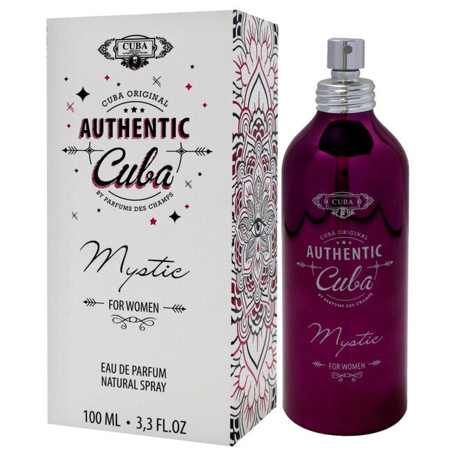 Cuba Authentic Mystic by Cuba for Women - 3.3 oz EDP Spray, NA, alternate image number null