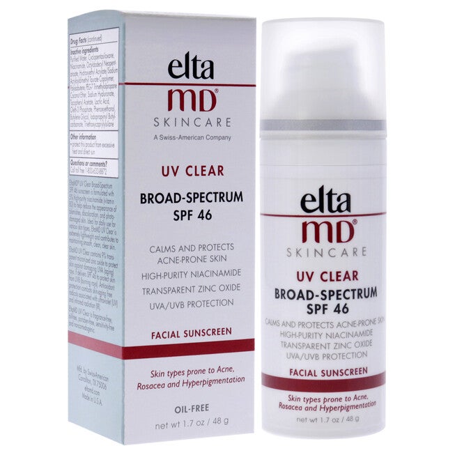 UV Clear Facial Sunscreen SPF 46 by EltaMD for Unisex - 1.7 oz Sunscreen, , alternate image number null