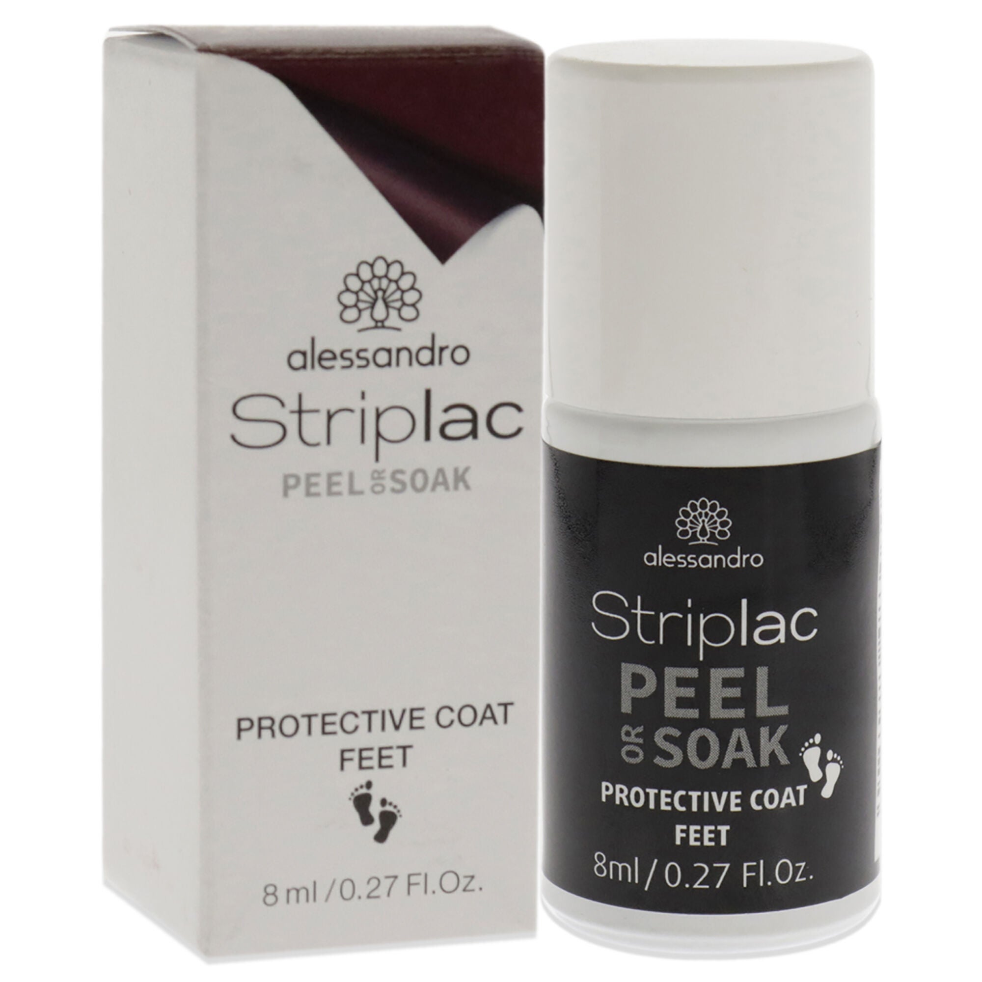 Striplac Peel or Soak - Protective Coat Feet by Alessandro for Women 0.27 oz Nail Polish, See Description, alternate image number 1