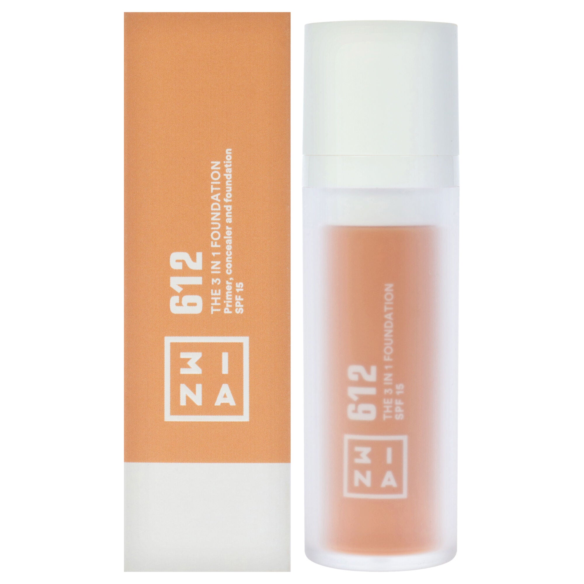 The 3-In-1 Foundation SPF 15 - 612 by 3INA for Women - 1.01 oz Foundation, See Description, hi-res image number 0