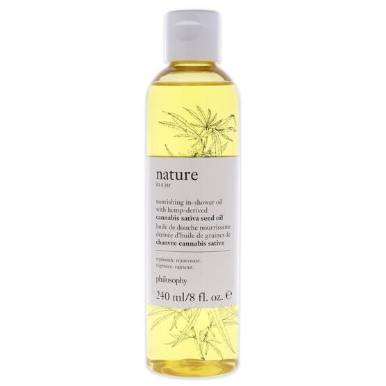 Nourishing In-Shower Oil With Cannabis Sativa Seed Oil by Philosophy for Unisex - 8 oz Shower Oil, NA, hi-res image number null