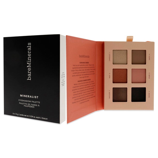 Mineralist Eyeshadow Palette -Burnished by bareMinerals for Women - 0.24 oz Eye Shadow, , alternate image number null