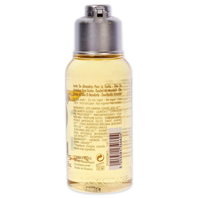 Almond Shower Oil by LOccitane for Unisex - 2.5 oz Shower Oil, , alternate image number null