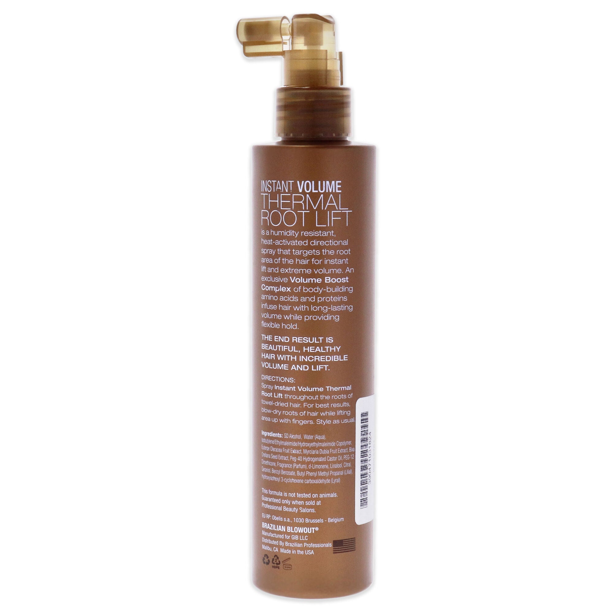 Instant Volume Thermal Root Lift Spray by Brazilian Blowout for Unisex - 6.7 oz Spray, , alternate image number 3