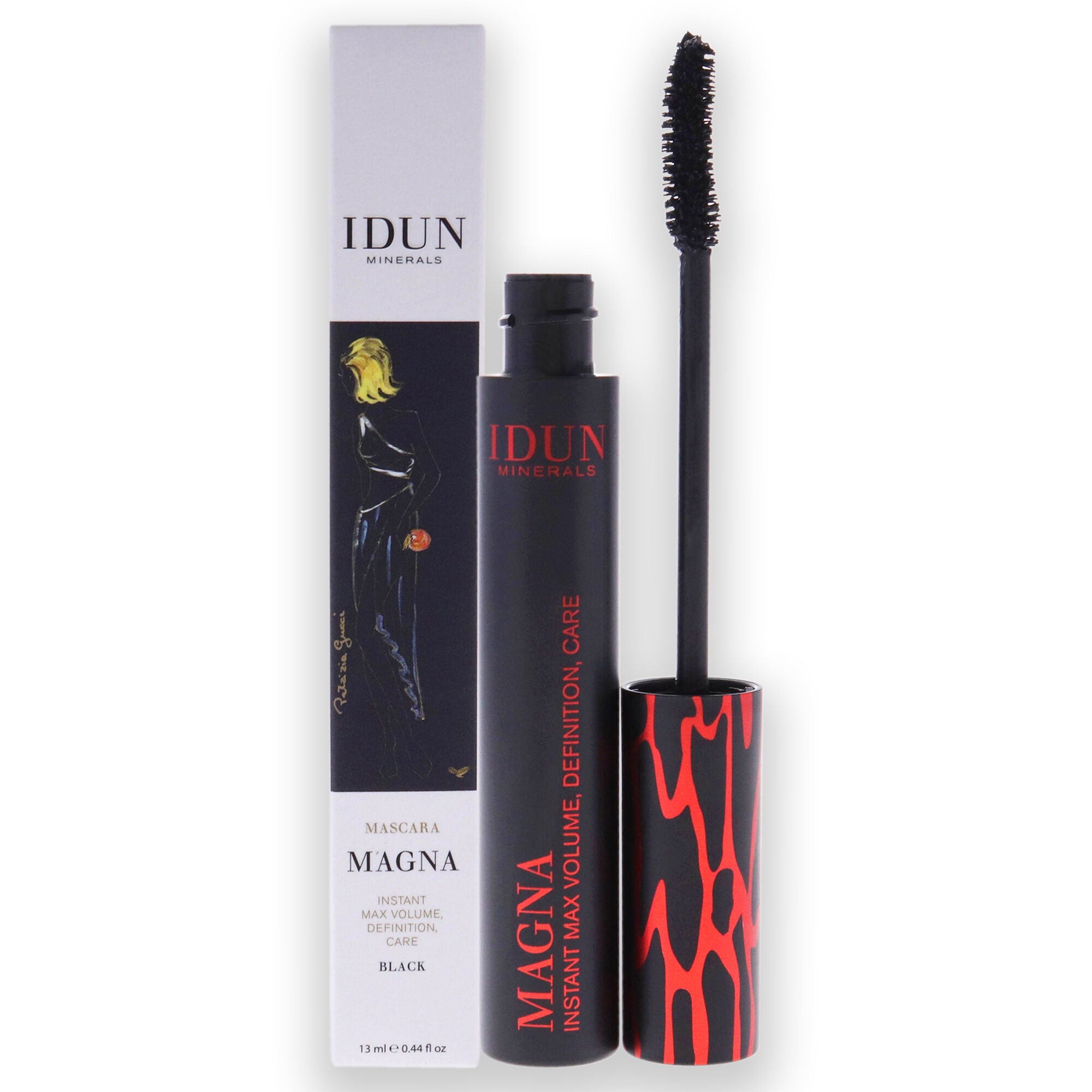 Magna Mascara - 008 Black by Idun Minerals for Women - 0.44 oz Mascara, See Description, hi-res image number 0