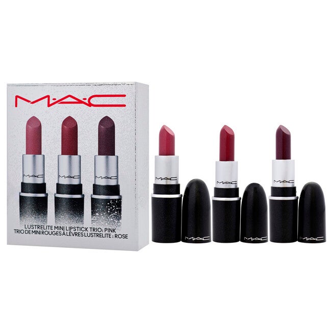Lustrelite Mini Lipstick Trio - Pink by MAC for Women - 3 Pc Gift Set, See Description, alternate image number 3