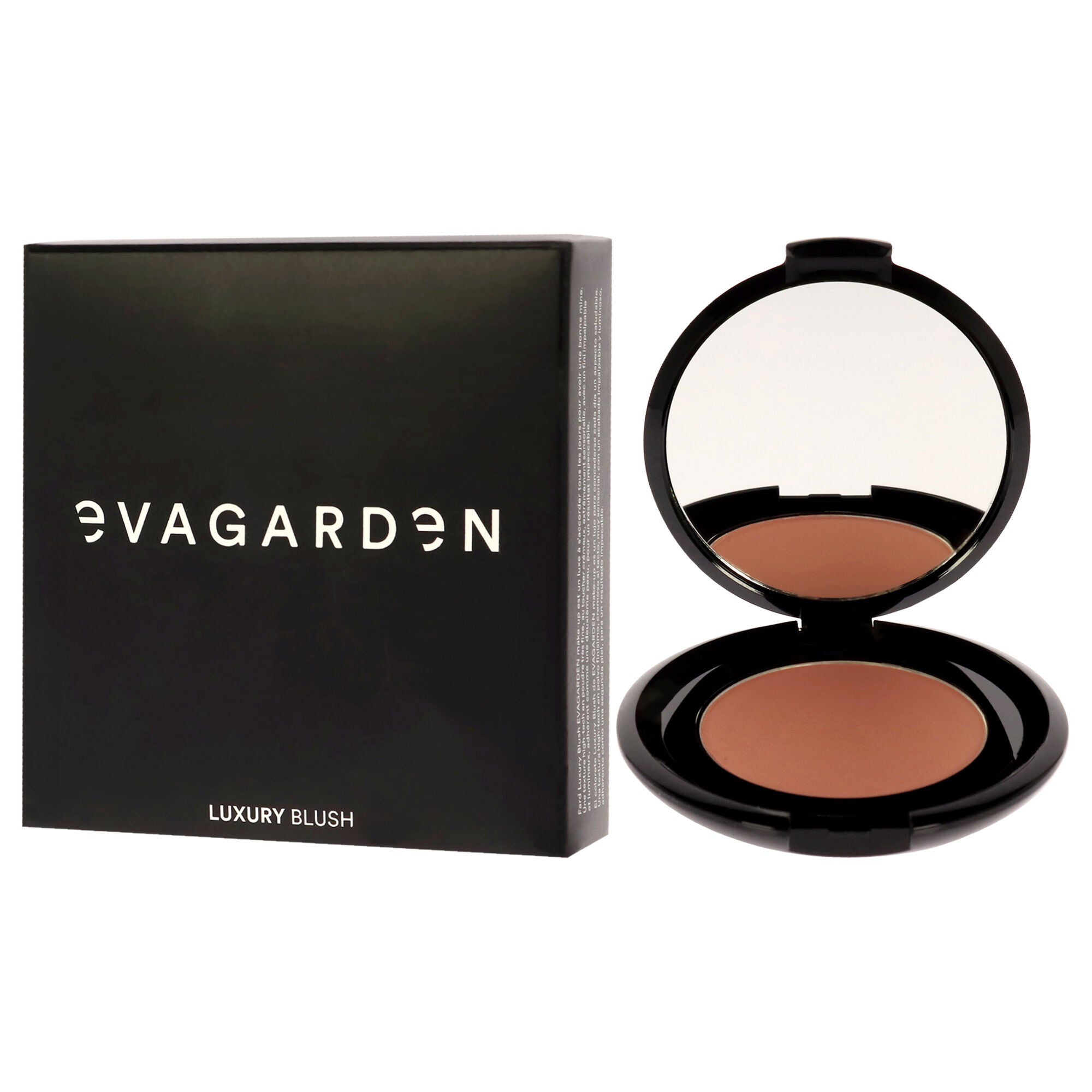 Blush Luxury - 350 Coral Haze by Evagarden for Women - 0.17 oz Blush, See Description, alternate image number 3