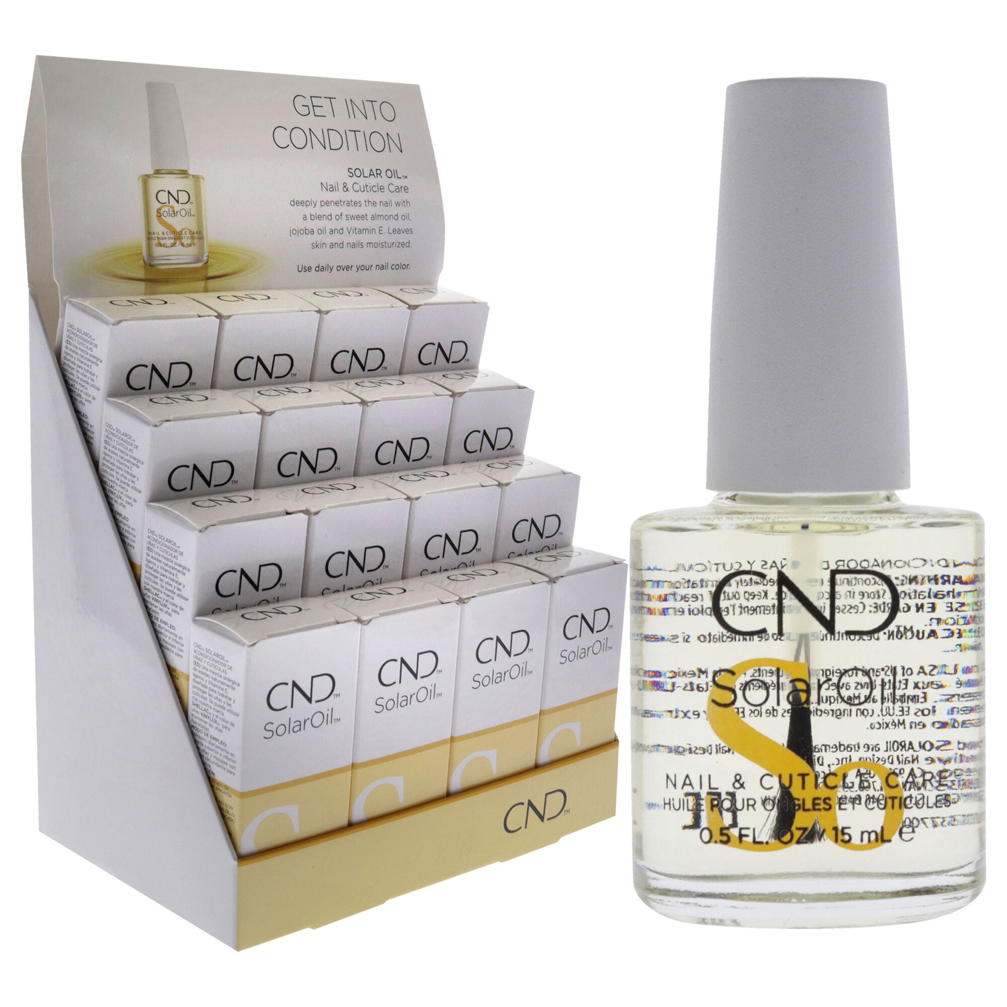 SolarOil Nail and Cuticle Treatment by CND for Women - 16 x 0.5 oz Display, See Description, alternate image number 2