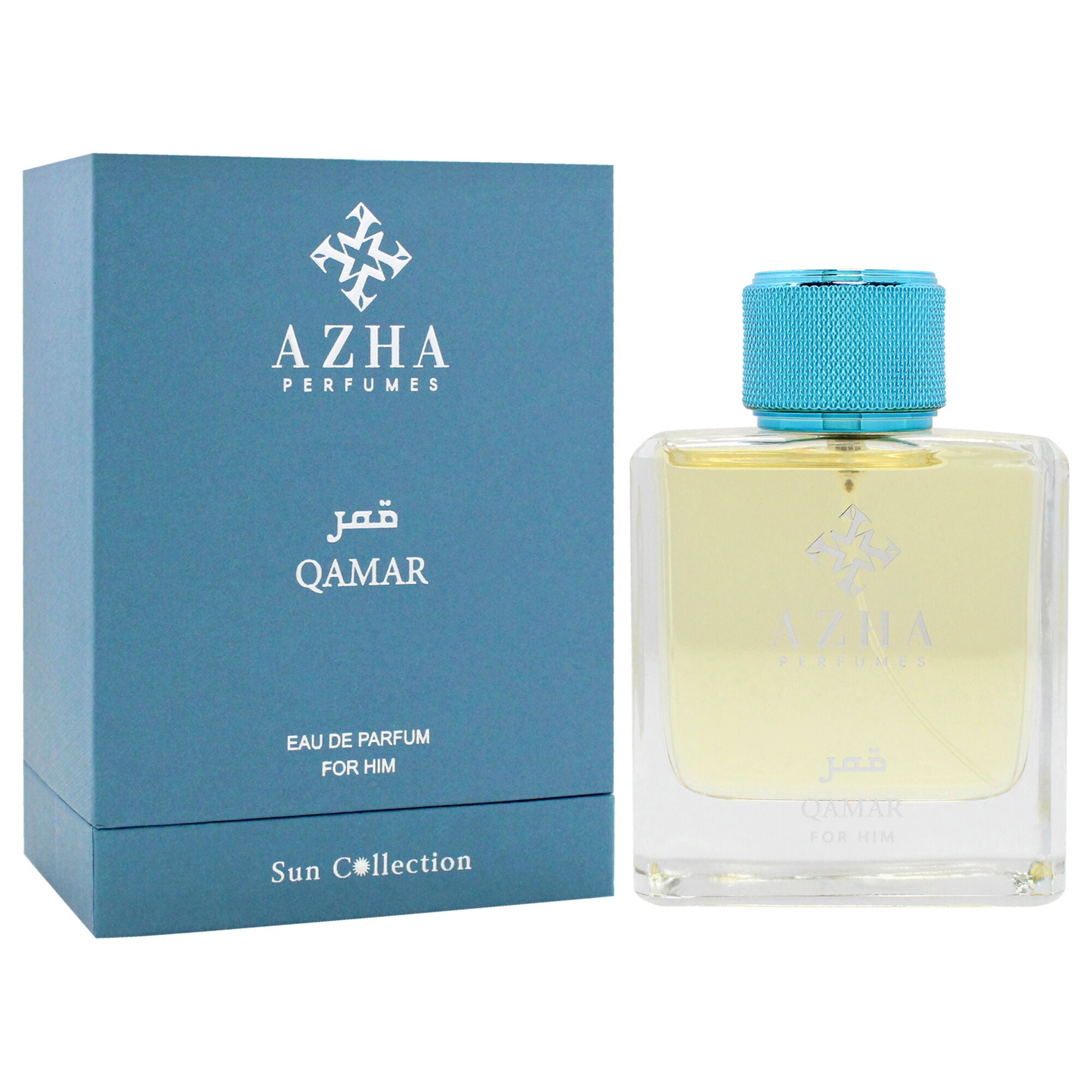 Sun Collection - Qamar by Azha for Men - 3.3 oz EDP Spray, Clear, alternate image number 2