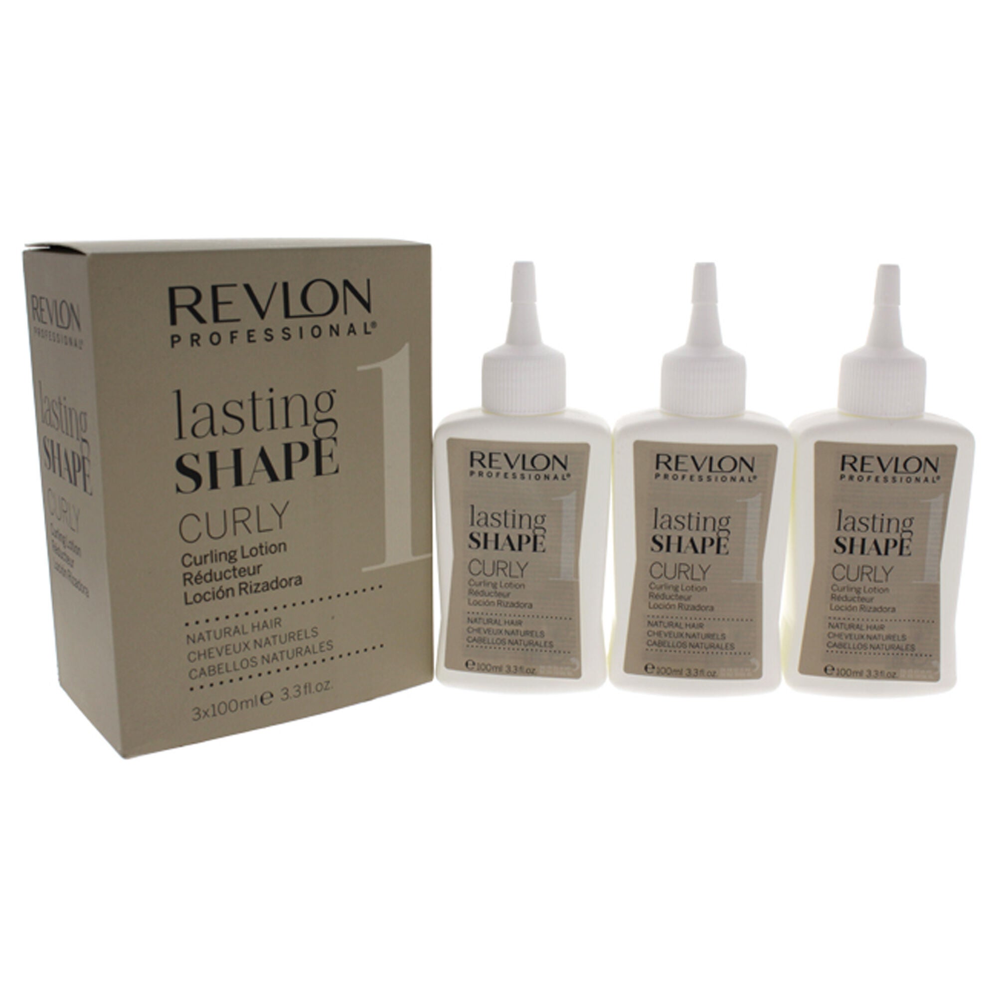 Lasting Shape Curly Natural Hair Lotion - 1 by Revlon for Unisex - 3 x 3.3 oz Lotion, See Description, hi-res image number 0