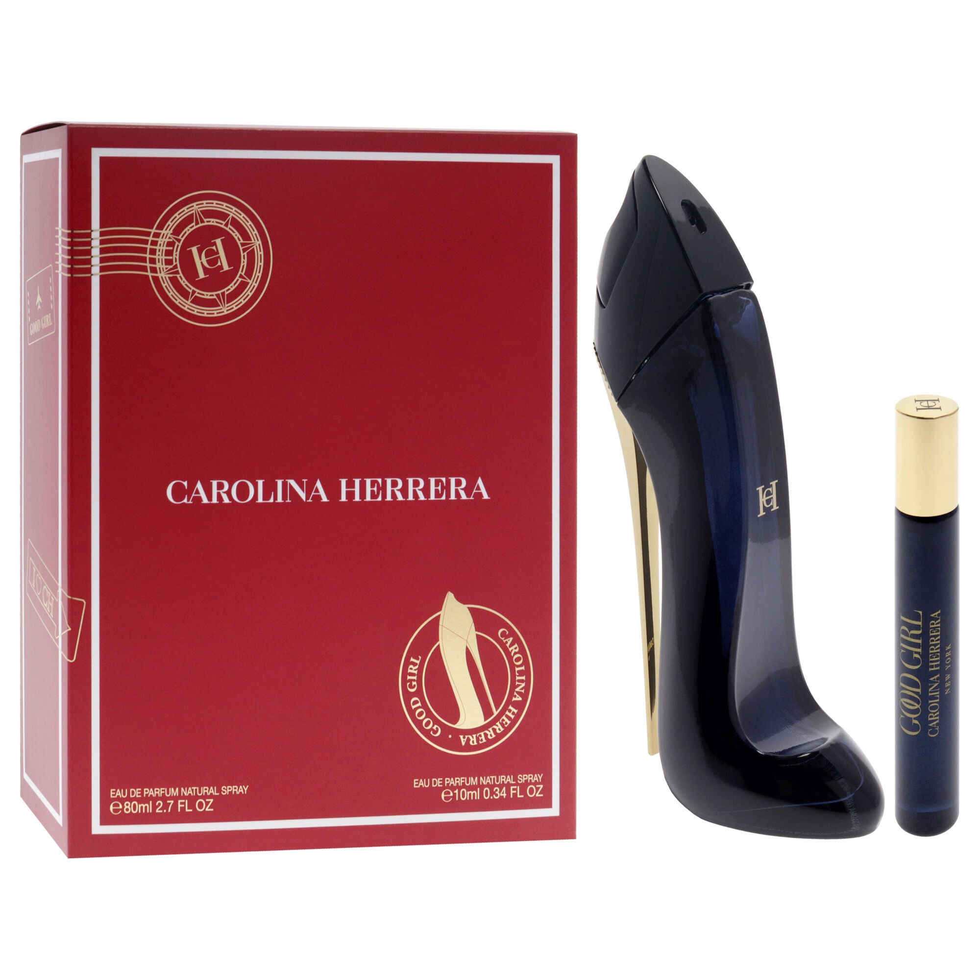 Good Girl by Carolina Herrera for Women - 2 Pc Gift Set 2.7oz EDP Spray, 0.34oz EDP Spray, See Description, alternate image number 1