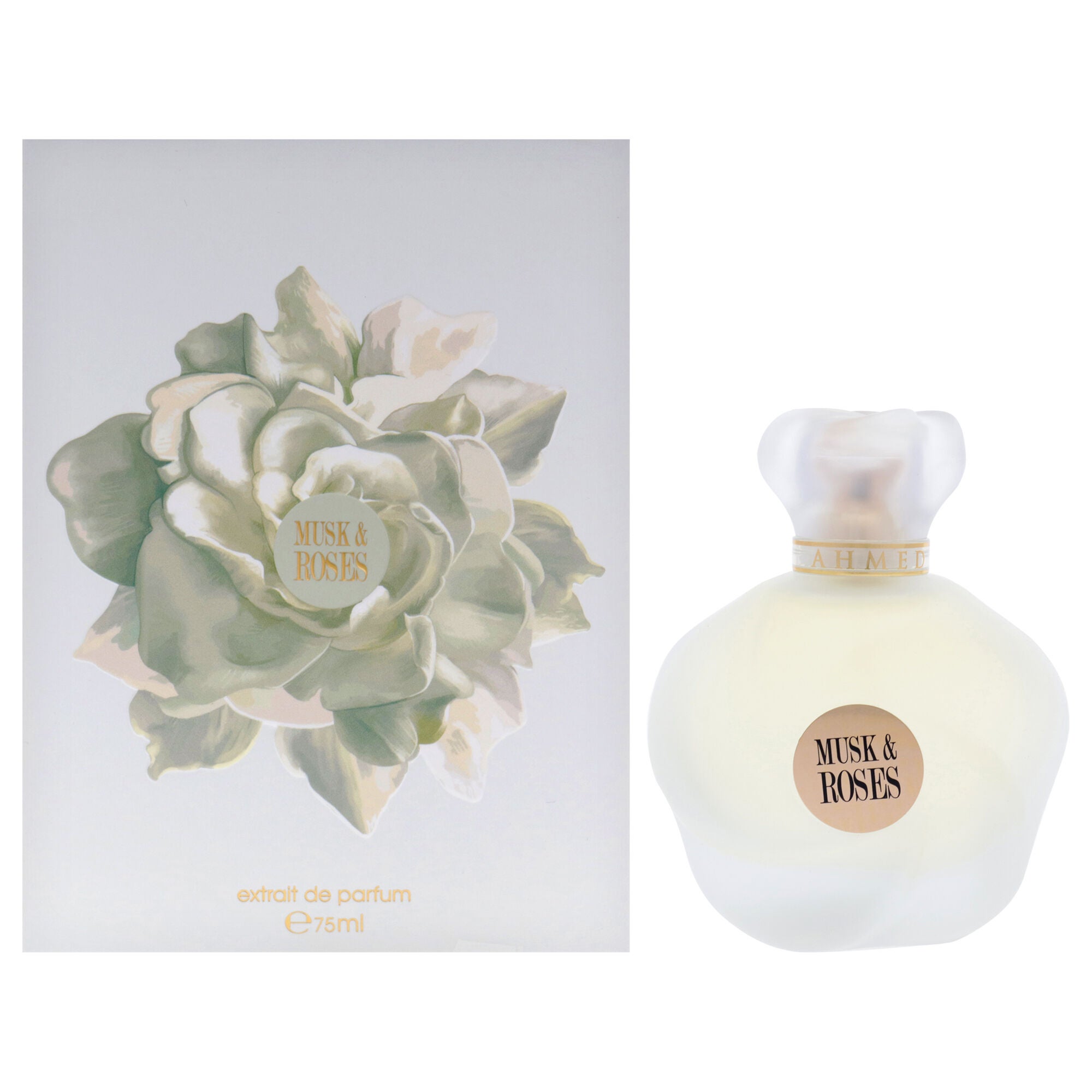 Musk and Roses by Ahmed Al Maghribi for Unisex - 2.53 oz Extrait De ...
