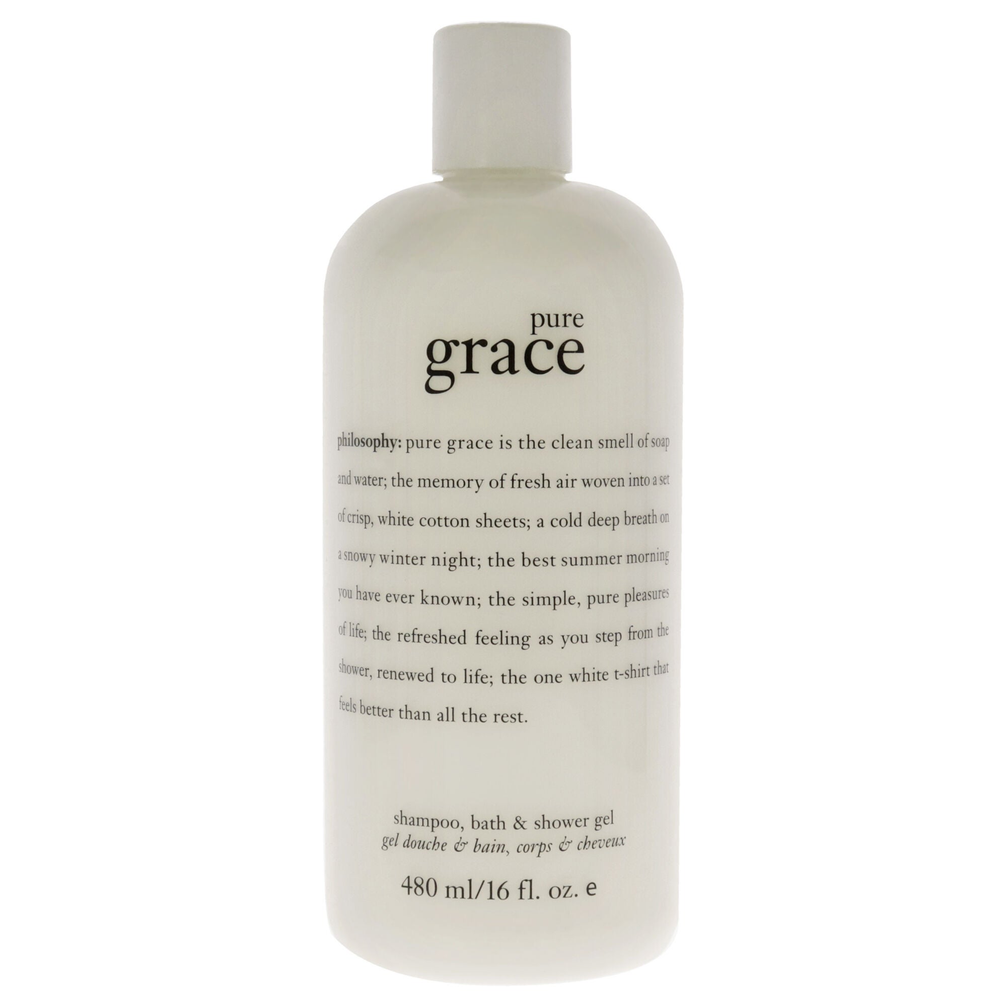 "Pure Grace Shampoo, Bath Shower Gel by Philosophy for Unisex - 16 oz Shower Gel", See Description, hi-res image number 0