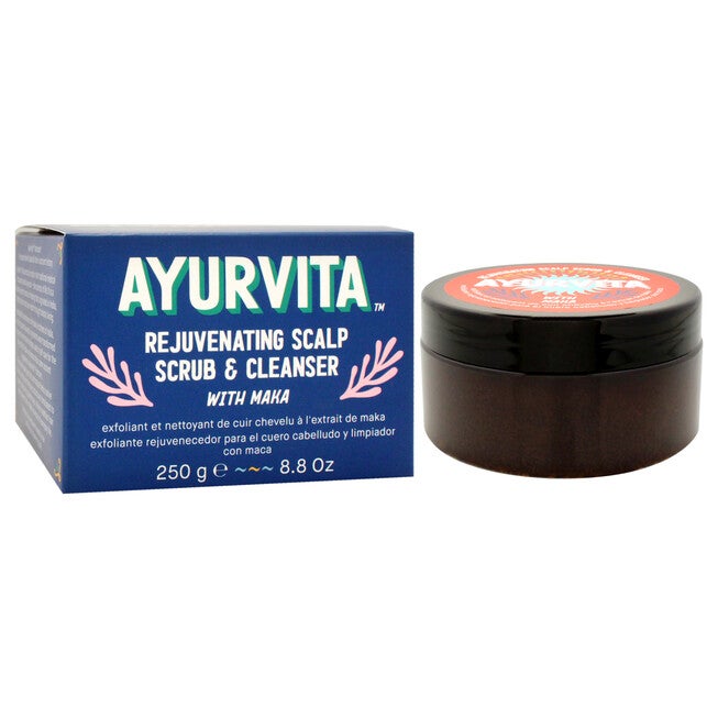 Maka Rejuvenating Scalp Scrub and Cleanser by AyurVita for Unisex 6.7 oz Cleanser, NA, alternate image number null