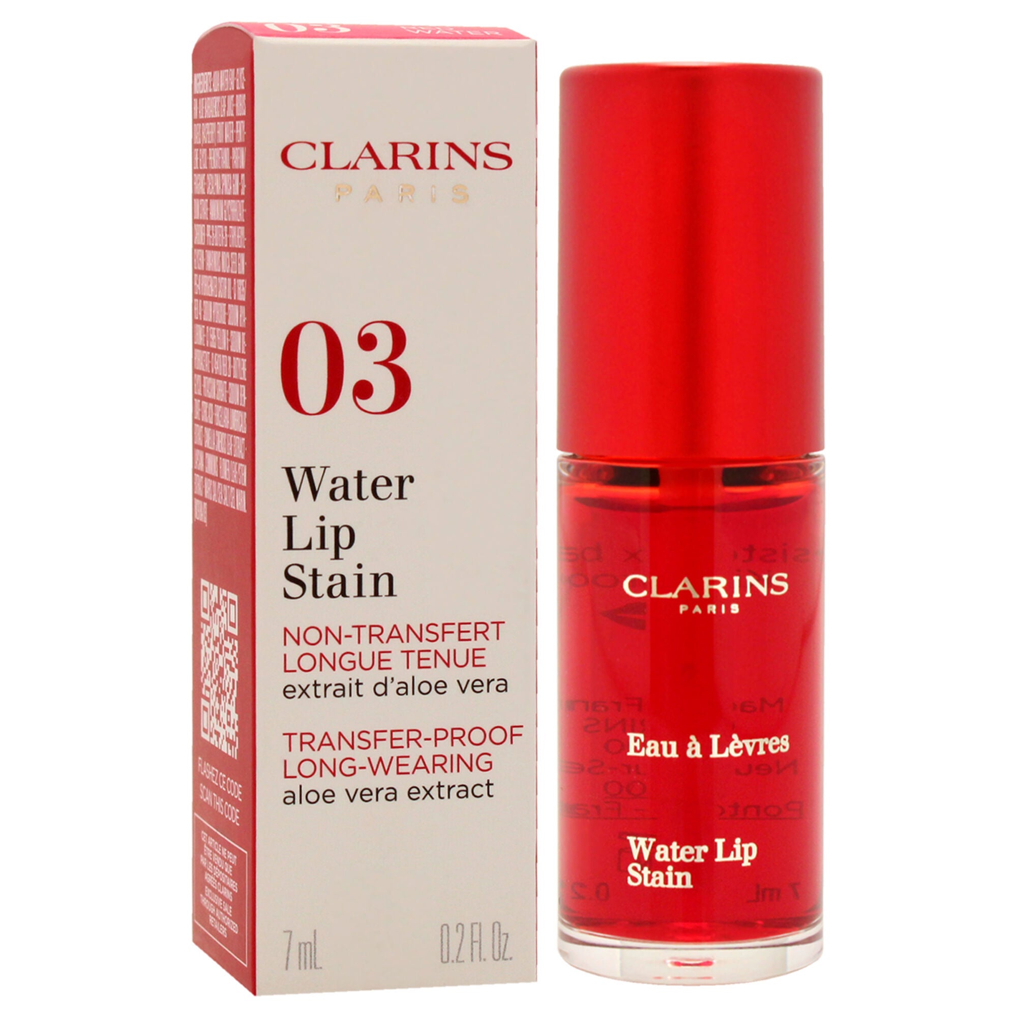 Water Lip Stain - 03 Red Water by Clarins for Women - 0.2 oz Lipstick, See Description, alternate image number 2