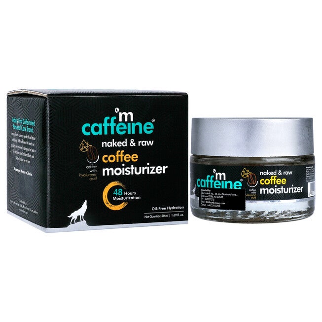 Naked and Raw Coffee Moisturizer - Hyaluronic Acid - Oil Free Hydration by mCaffeine for Unisex - 1.69 oz Moisturizer, NA, alternate image number null