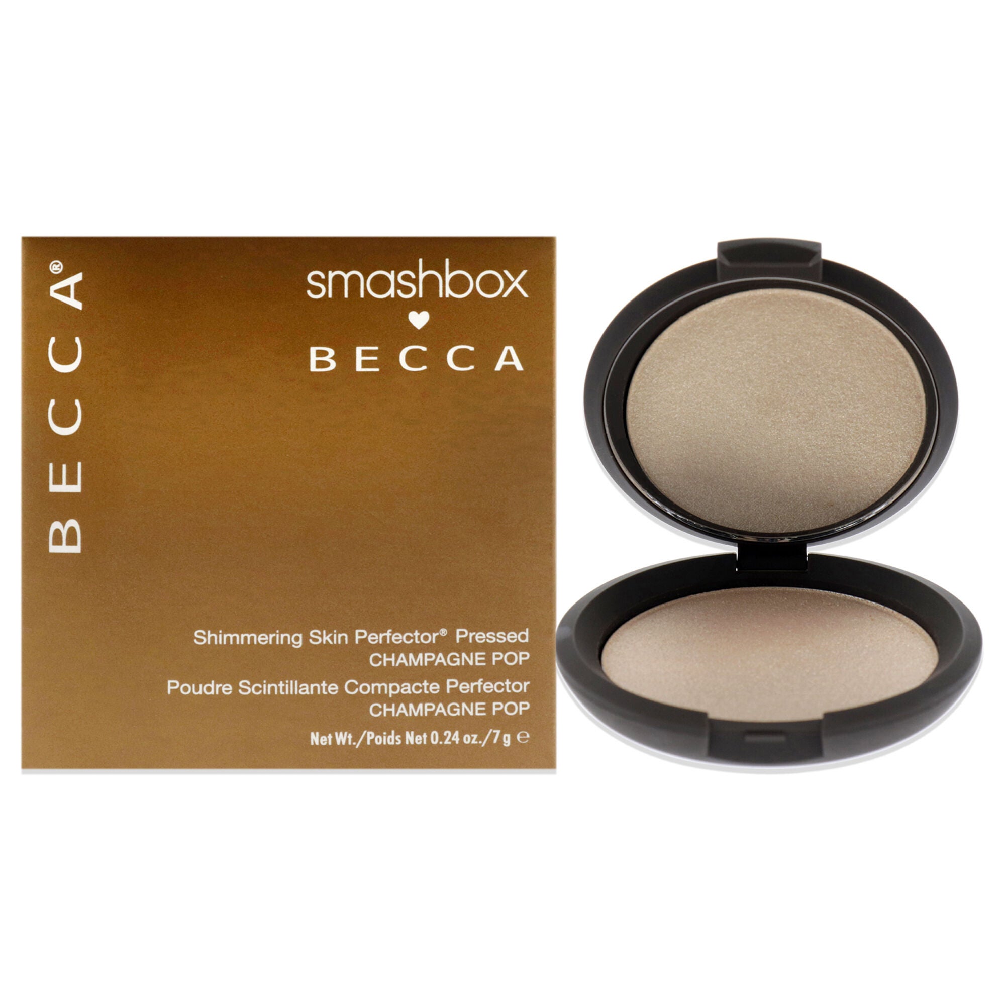 Becca Shimmering Skin Perfector Pressed Highlighter - Champagne Pop by SmashBox for Women - 0.24 oz Highlighter, , alternate image number 5