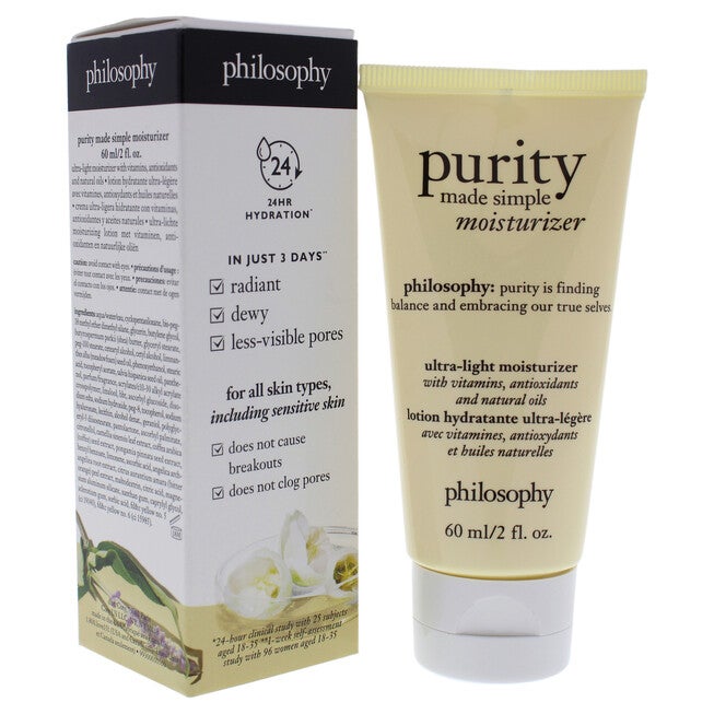 Purity Made Simple Moisturizer by Philosophy for Unisex - 2 oz Moisturizer, , alternate image number null