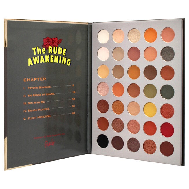 The Rude Awakening Eyeshadow Palette - Paperback Edition by Rude Cosmetics for Women - 0.74 oz Palette, , alternate image number 6