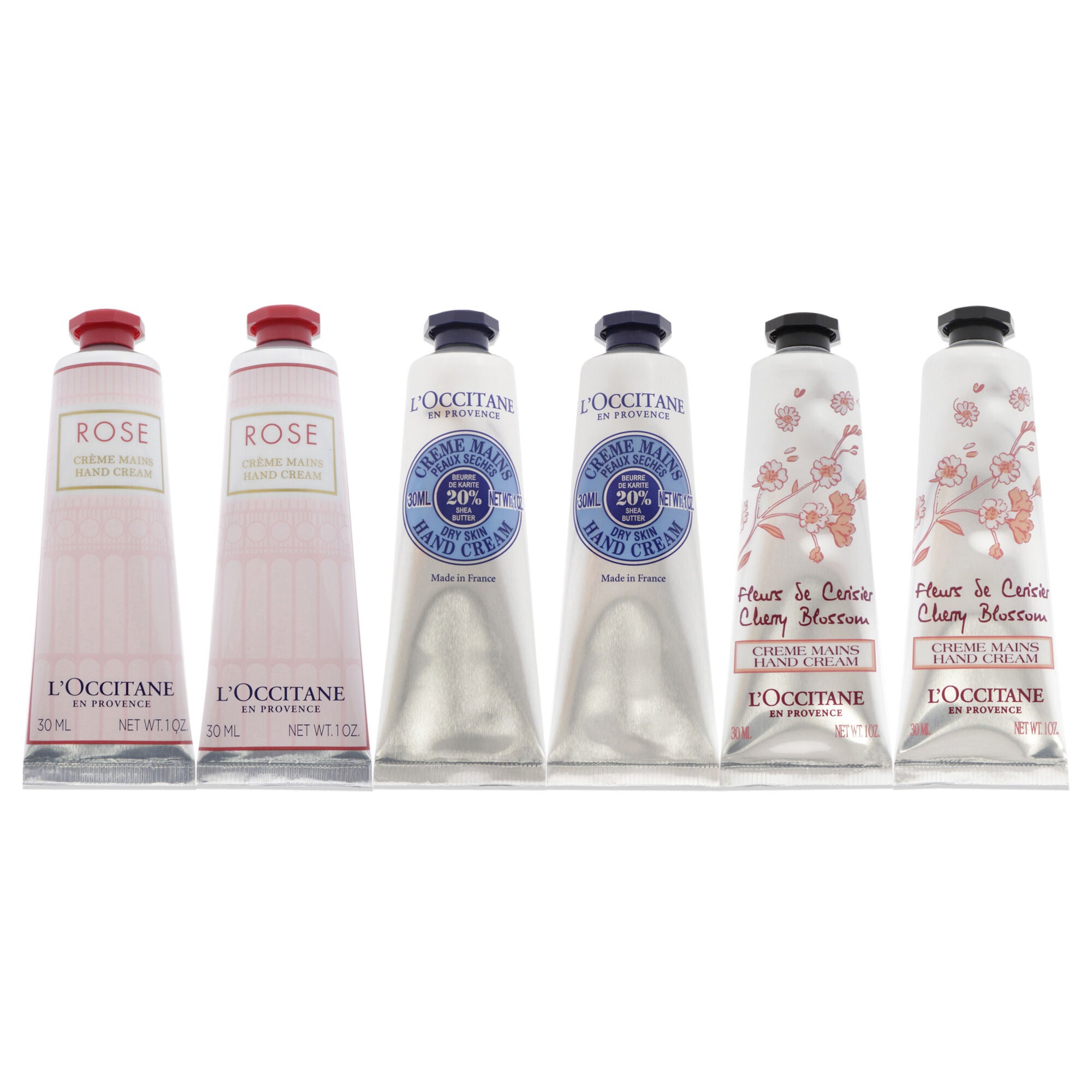 Lovelier Hands Kit by LOccitane for Unisex - 6 x 1 oz 2 Rose, 2 Shea Dry Skin, 2 Cherry Blossom, , alternate image number 6