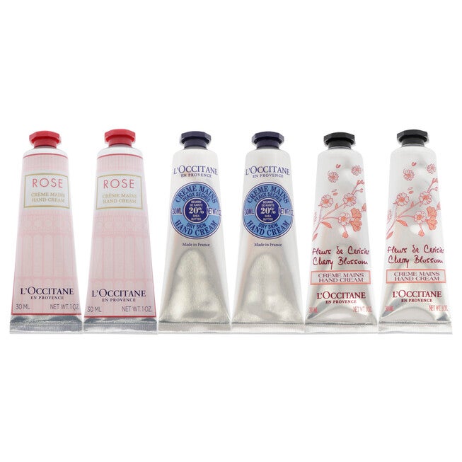Lovelier Hands Kit by LOccitane for Unisex - 6 x 1 oz 2 Rose, 2 Shea Dry Skin, 2 Cherry Blossom, , alternate image number 6