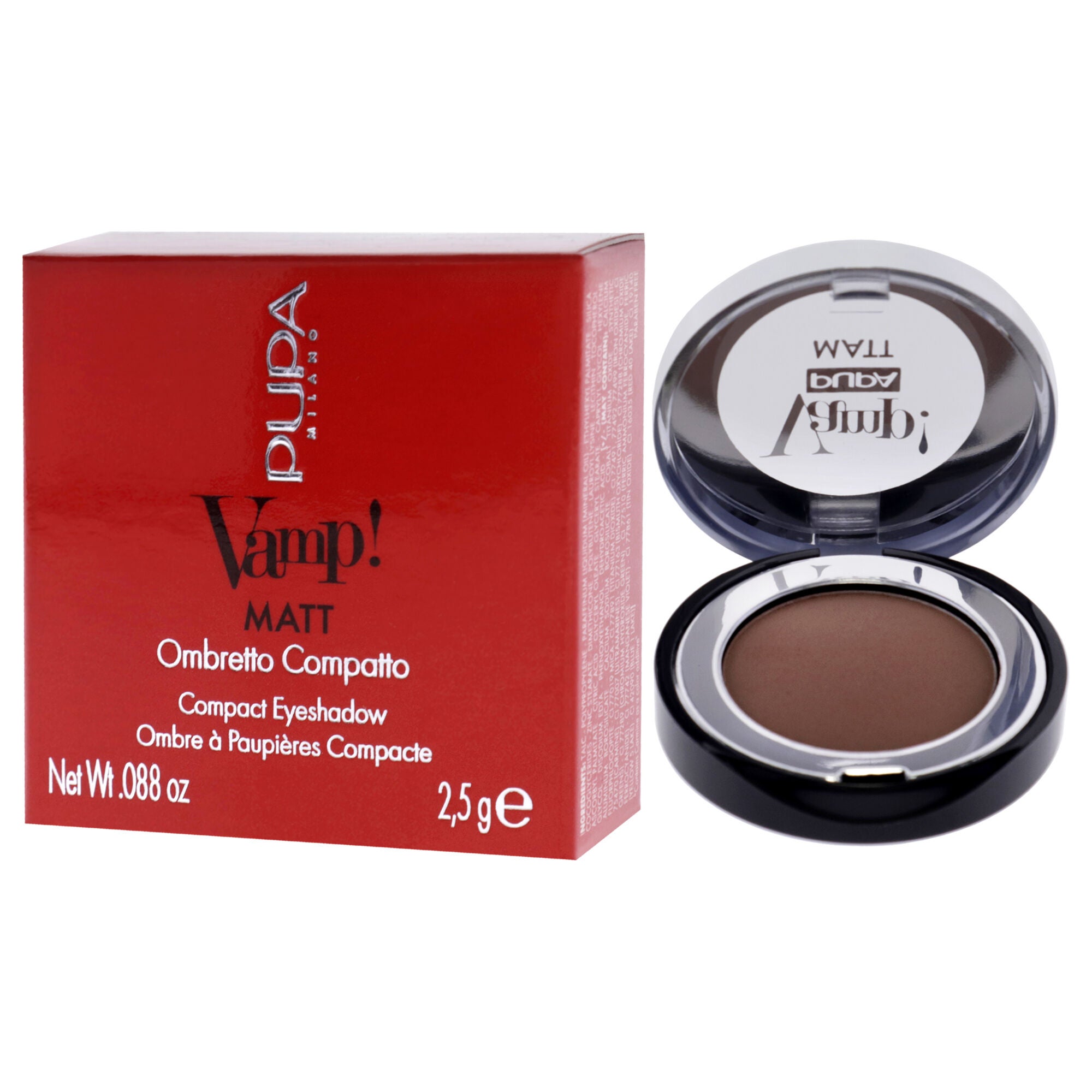 Vamp! Matt Compact Eyeshadow - 040 Warm Nude by Pupa Milano for Women - 0.088 oz Eye Shadow, , alternate image number 7