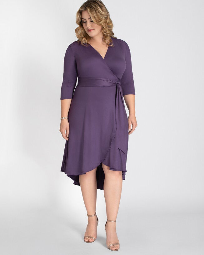 Winona Hi-Lo Wrap Dress, , alternate image number null