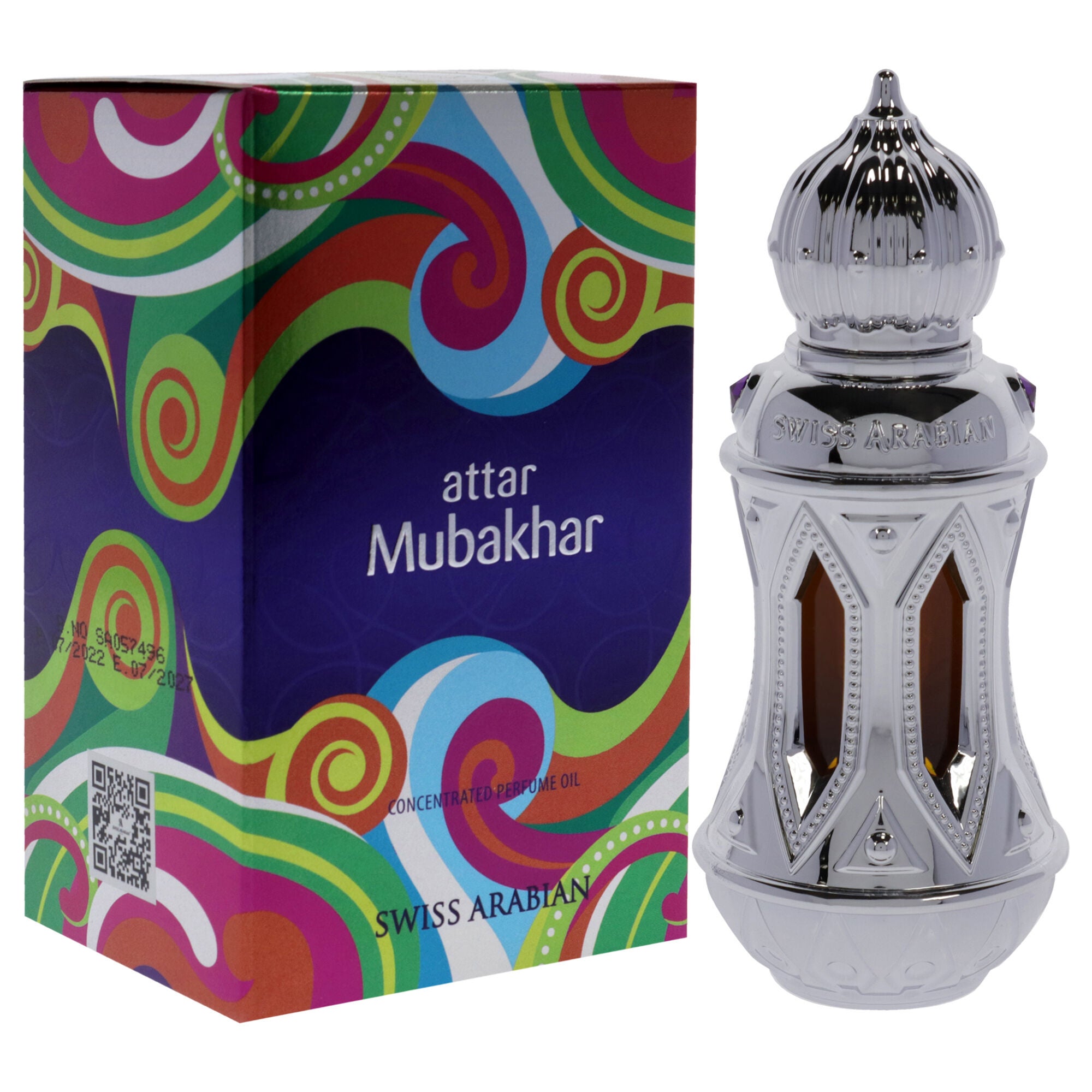 Attar Mubakhar by Swiss Arabian for Unisex - 0.67 oz Parfum Oil, , alternate image number 6