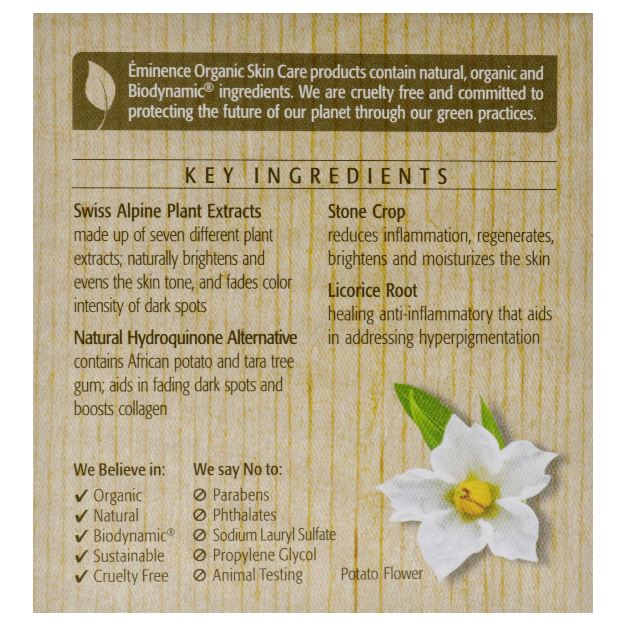 Bright Skin Masque by Eminence for Unisex - 2 oz Mask, White, alternate image number 5