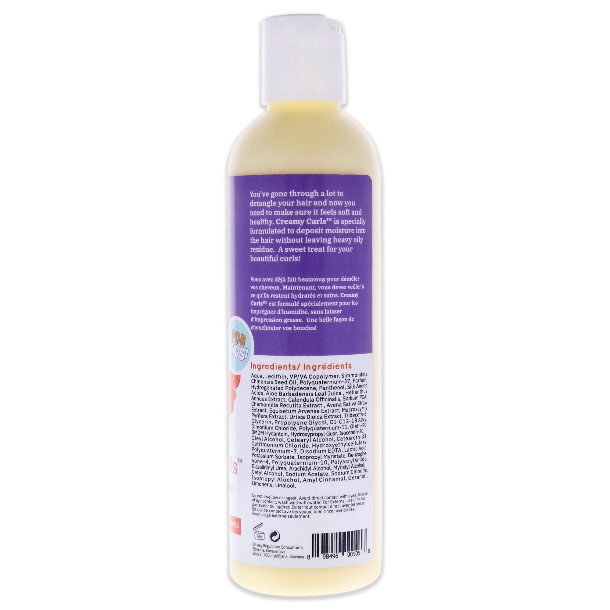 Kinder Curls Creamy Softens and Smothes by Curl Keeper for Unisex - 8 oz Detangler, See Description, alternate image number 2