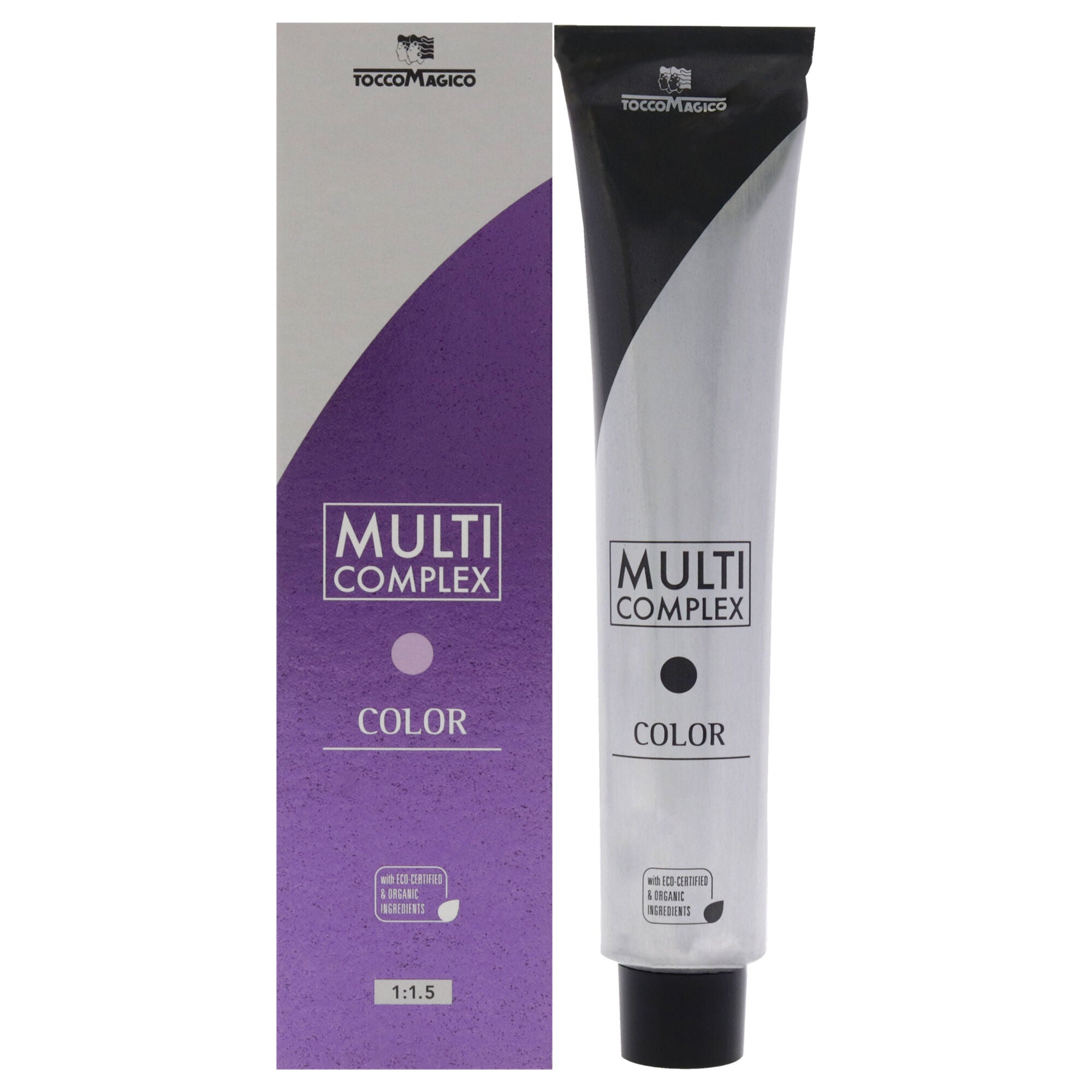 Multi Complex Permanet Hair Color - 5.7 Light Purple Chestnut by Tocco Magico for Unisex - 3.38 oz Hair Color, See Description, hi-res image number 0