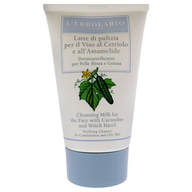 Cleansing Milk - Cucumber and Witch Hazel by LErbolario for Women - 4.2 oz Cleanser, NA, alternate image number null