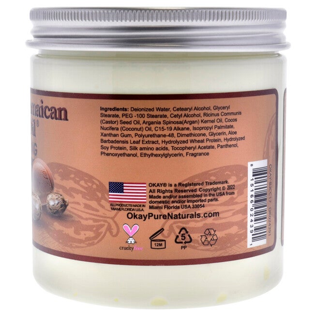 Black Jamaican Castor Oil Hair Sorbet by Okay for Unisex - 17 oz Cream, , alternate image number null