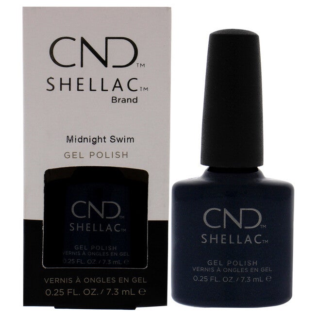 Shellac Nail Color - Midnight Swim by CND for Women - 0.25 oz Nail Polish, NA, hi-res image number null