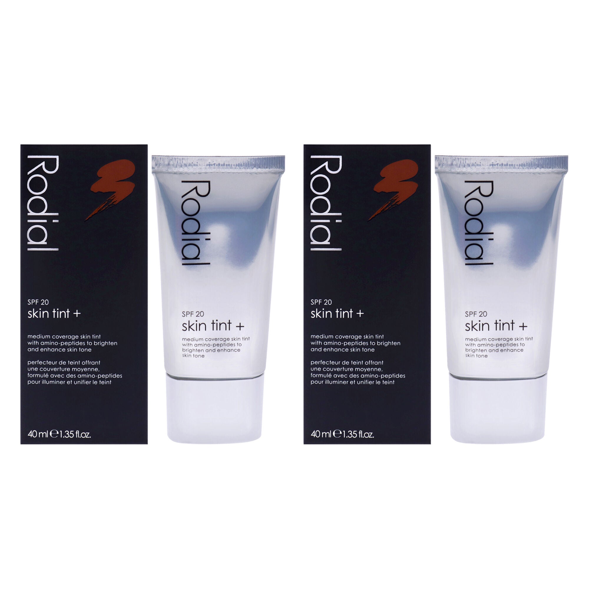 Skin Tint SPF 20 - 05 Miami Dark by Rodial for Women - 1.35 oz Foundation - Pack of 2, Brown, hi-res image number 0