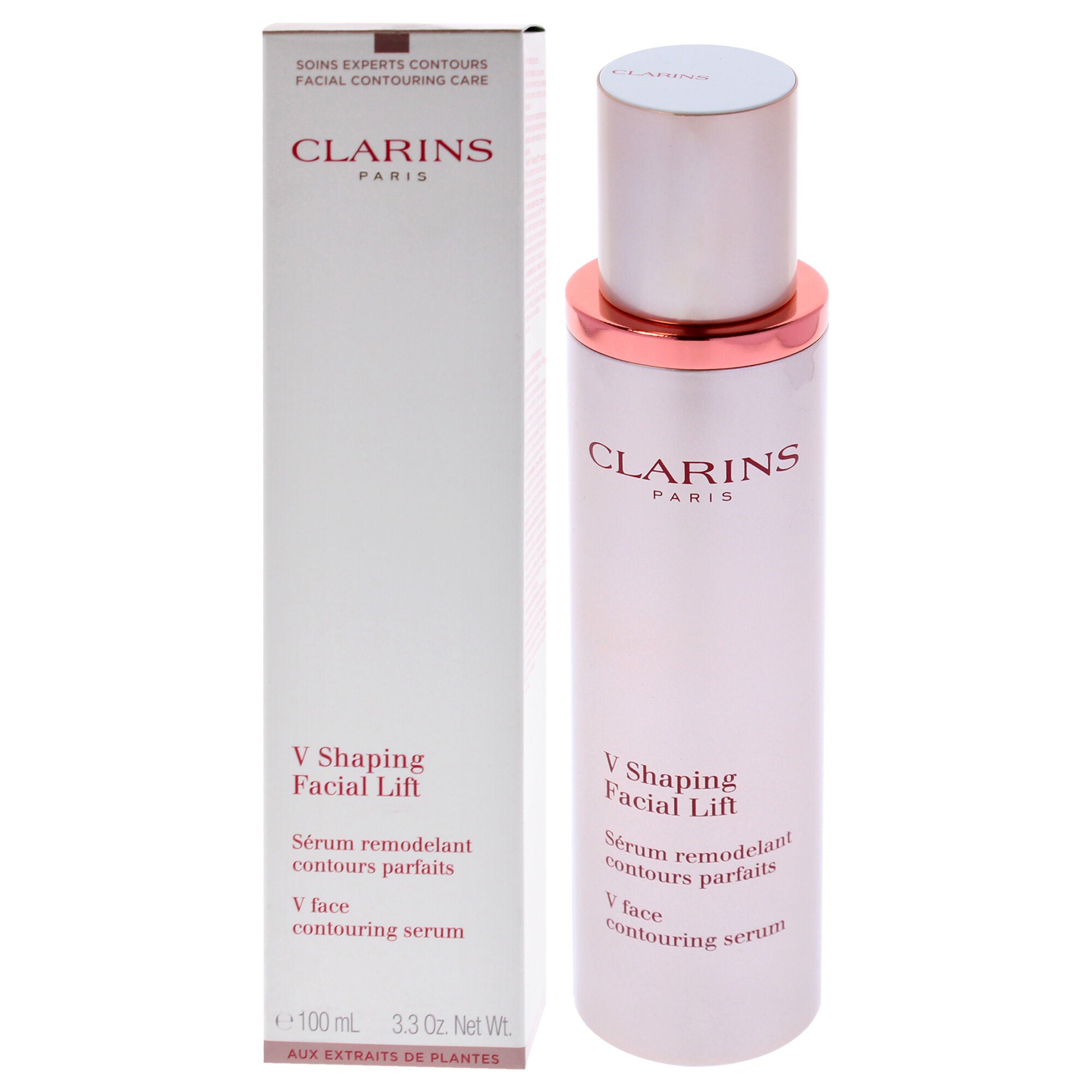 V Shaping Facial Lift Face Contouring Serum by Clarins for Women - 3.3 oz Serum, See Description, alternate image number 3