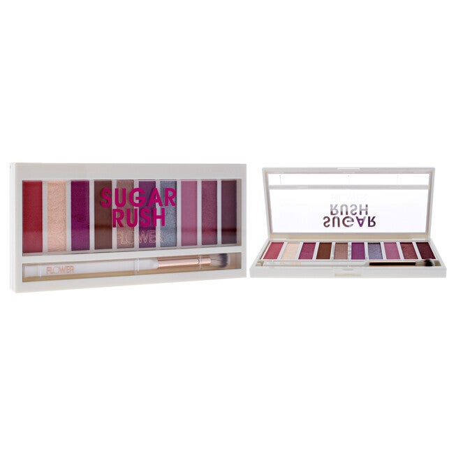 Shimmer and Shade Eyeshadow Palette - ES2 Sugar Rush by Flower Beauty for Women - 0.3 oz Eye Shadow, NA, alternate image number null